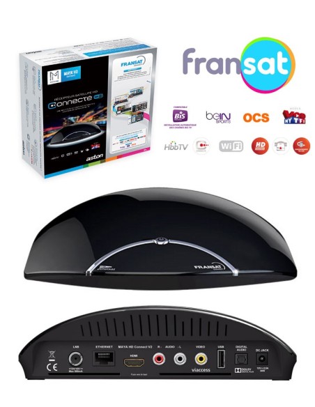 Fransat HD Connect + Tarjeta Aston Maya