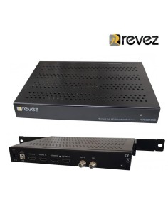 Modulador HD 4 entradas Revez HD500MOD HDMI DVB-T/C