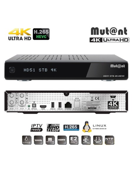 MUTANT HD51 4K-HEVC