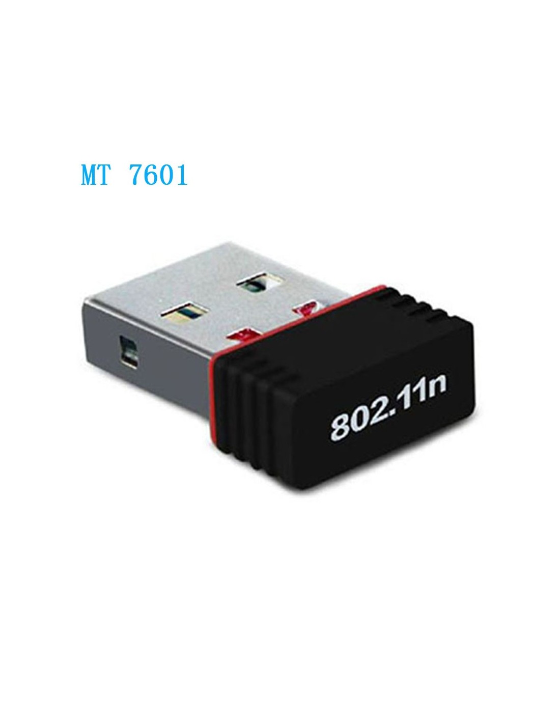 Comprar Antena inalámbrica WiFi USB MT-7601 adaptador LAN tarjeta