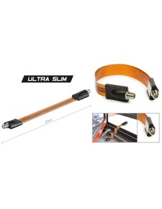 Cable Coaxial ULTRA SLIM - Plano (Ventanas y Puertas)