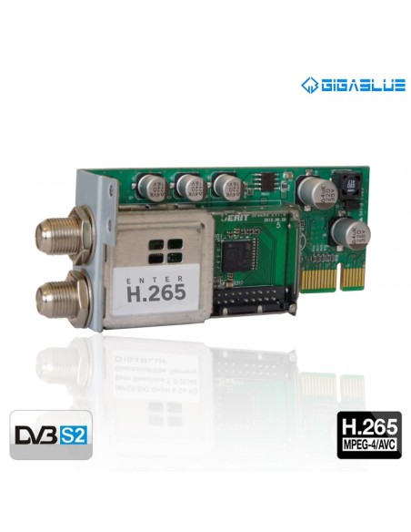 Tuner DVB-S2 (H.265) - GigaBlue HD X2 & UHD Quad 4K  Tuner DVB-S2 (H.265) - GigaBlue HD X2 & UHD Quad 4K