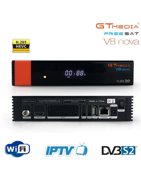 Receptor satélite GTMedia V8 Nova, con WiFi, por sólo 35,68 euros