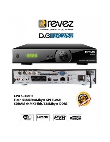 cápsula a nombre de defensa Revez M-Combo HD SAT+T2+Cable