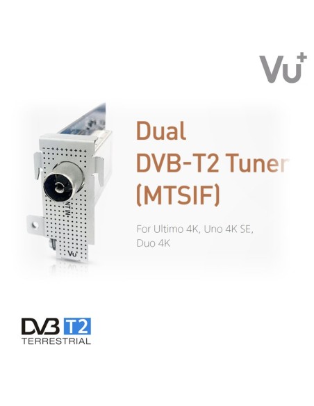Tuner VU+ Dual DVB-T2 (MTSIF)