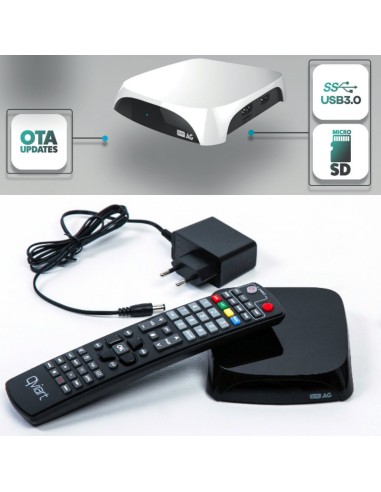 Qviart AG Android 7.0 4K UHD OTT Middleware and Media Box