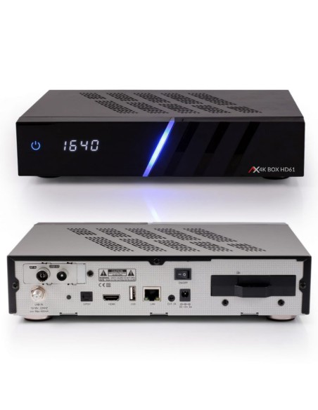 AX 4K-BOX HD61 TWIN E2 LINUX