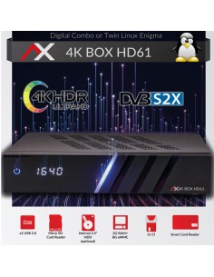 AX 4K-BOX HD61 TWIN E2 LINUX