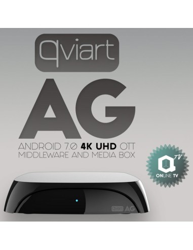 Qviart AG Android 7.0 4K UHD OTT Middleware and Media Box