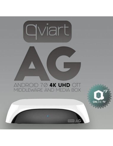 Qviart AG Android 7.0 4K UHD OTT Middleware and Media Box