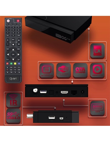 Qviart OGs 4K: IPTV + Satelite 4K