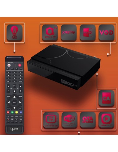 Qviart OGs 4K: IPTV + Satelite 4K