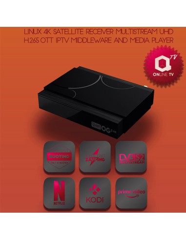 Qviart OGs 4K: IPTV + Satelite 4K