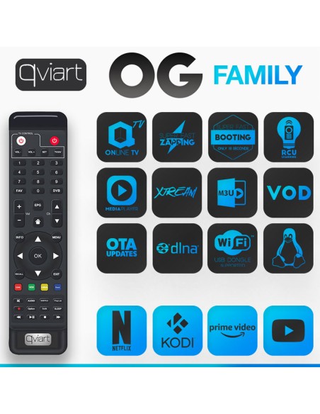 Qviart OGco: SAT + TDT + IPTV Qviart OGco: SAT + TDT + IPTV