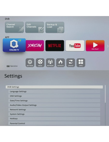Qviart OGco: SAT + TDT + IPTV