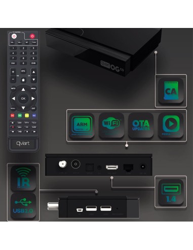 Qviart OGco: SAT + TDT + IPTV