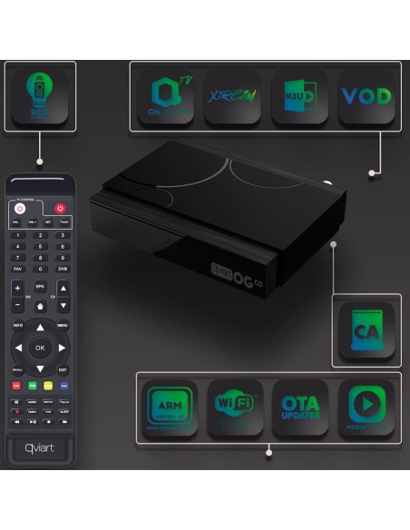 Qviart OGco: SAT + TDT + IPTV Qviart OGco: SAT + TDT + IPTV