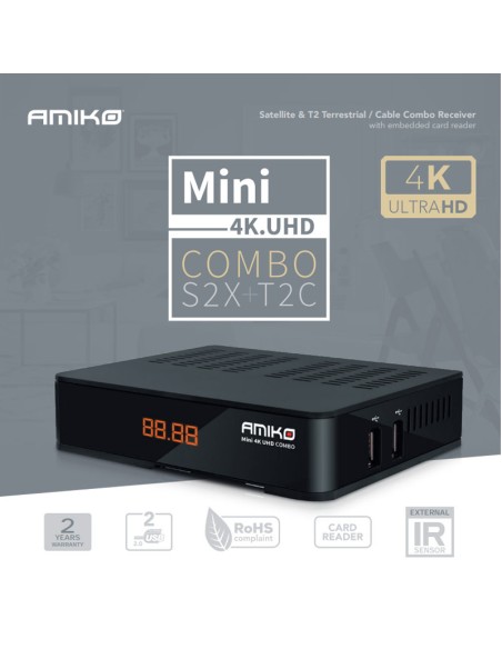 AMIKO MINI 4K UHD COMBO
