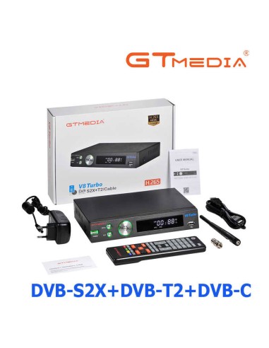 Tdt Engel Sintonizador Dvb-t2 H.265 Receptor 1080p 720p Usb Mp3