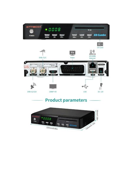 GTMEDIA X8 Combo GTMEDIA X8 Combo