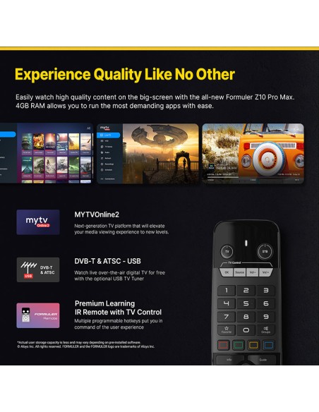 Formuler Z10 PRO MAX