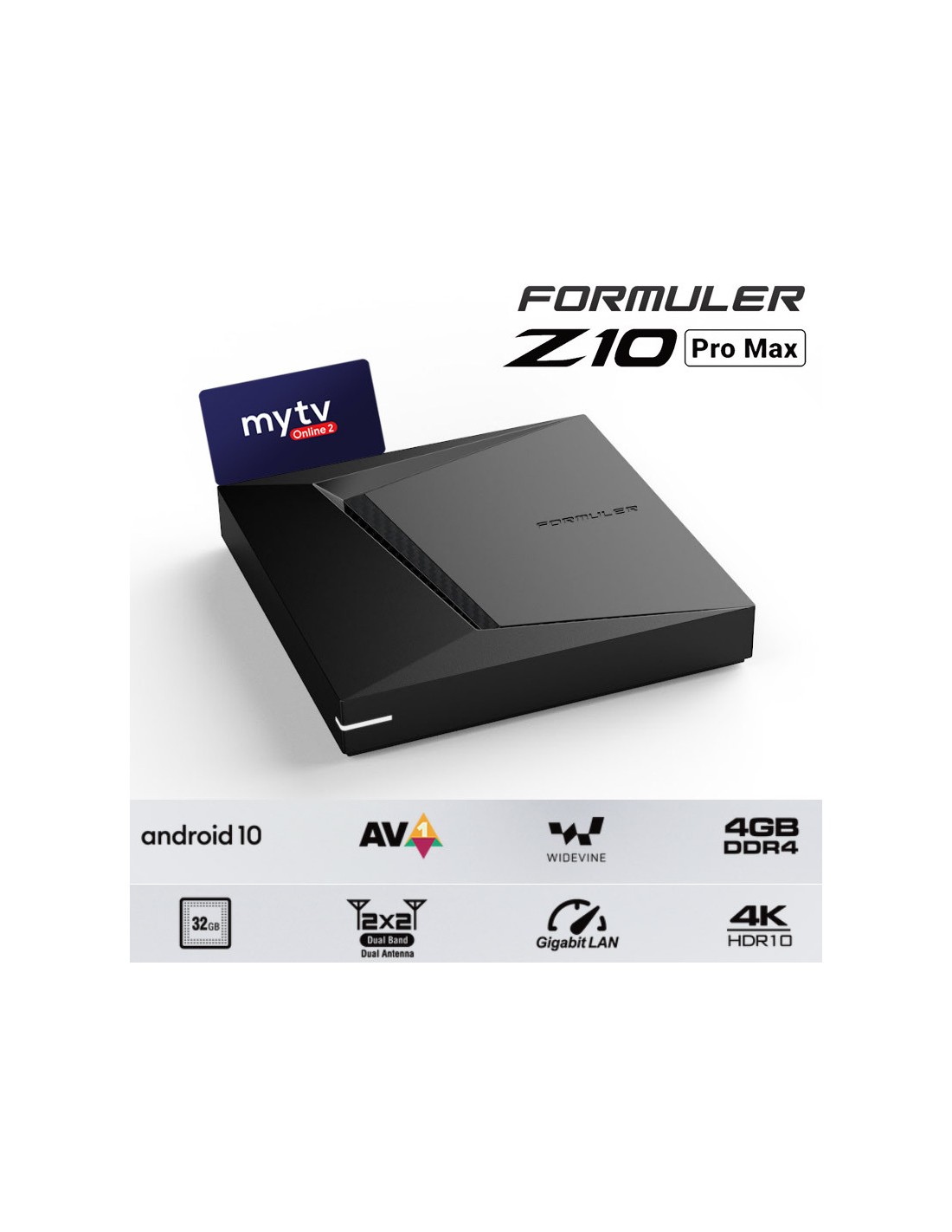 Formuler Z10 PRO 4K UHD Android 10 TV Box | USA