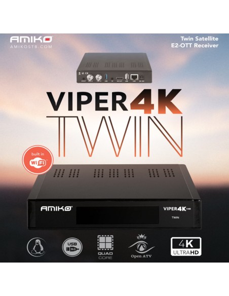 Amiko Viper 4K v40 Twin