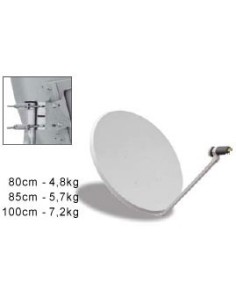 Antena parabólica 80 cm + LNB