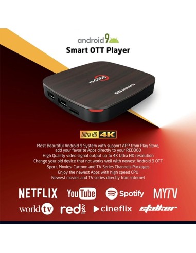 Red360 Nano 4K Android OTT Box