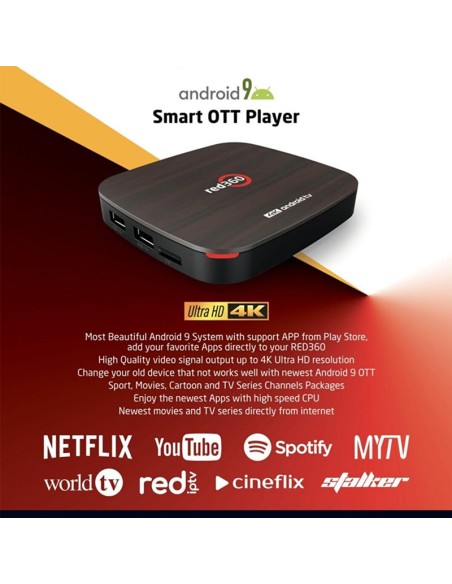 Red360 Nano 4K Android OTT Box