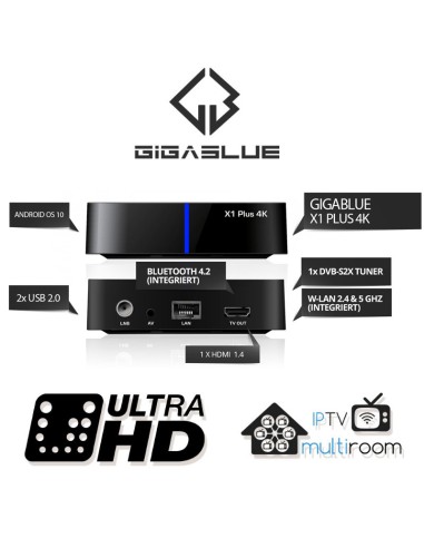 Gigablue X1 Plus 4K