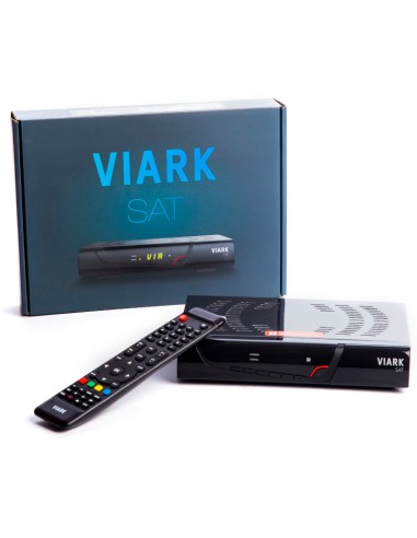Viark HD SAT H265 - Caja, decodificador y mando a distancia