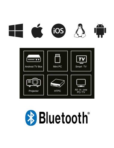 Mando Air Mouse XPro - Mini Teclado Inalámbrico