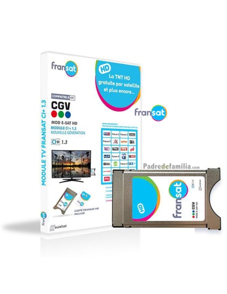 FRANSAT: Pack Módulo TV + Tarjeta
