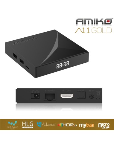 Amiko A11 Gold Android OTT 4k MyTV 3