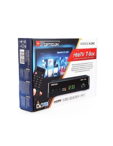 Receptor TDT HbbTV T-Box caja