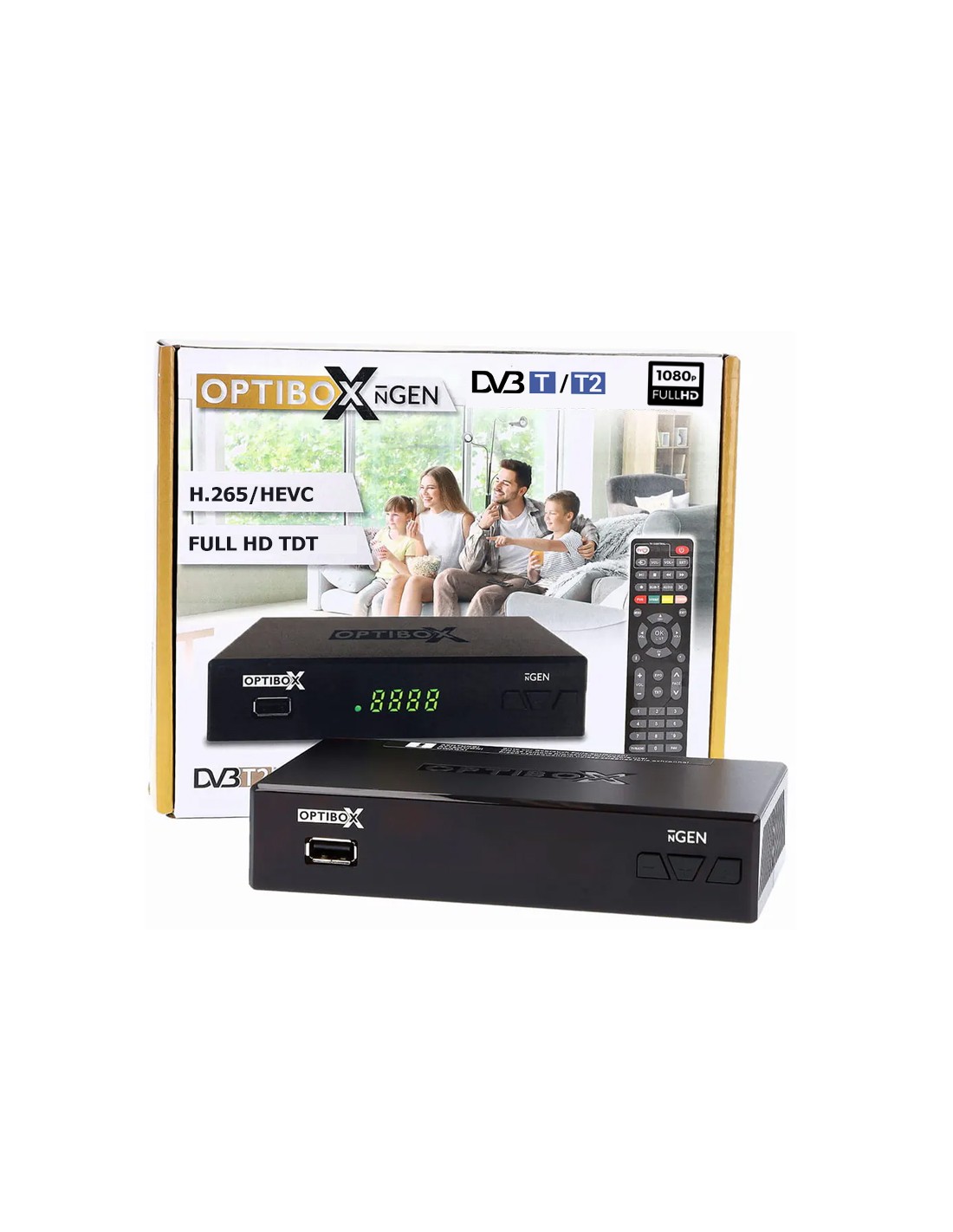 Receptor TDT HD OPTIBOX H265