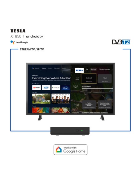 Receptor android tv 4k + tdt integrado