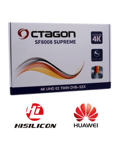 OCTAGON SF8008 SUPREME TWIN 4K UHD DUAL OS
