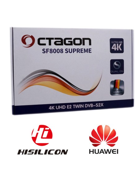 OCTAGON SF8008 SUPREME TWIN 4K UHD DUAL OS