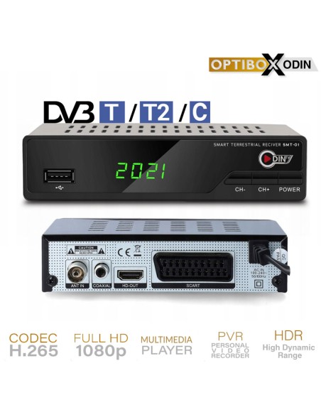 Receptor TDT (T2) Alta Definicion DVB-T2 HD R FONESTAR RDT-762HD. Salida  HDMI y Euroconector : : Electrónica