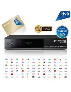 Tivùsat HD Decodificador + Tarjeta