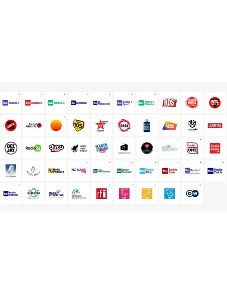 Tivùsat HD canales de radio Tivùsat HD canales de radio