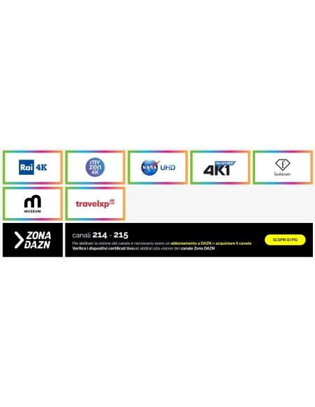 Tivùsat 4k canales 4K Tivùsat 4k canales 4K