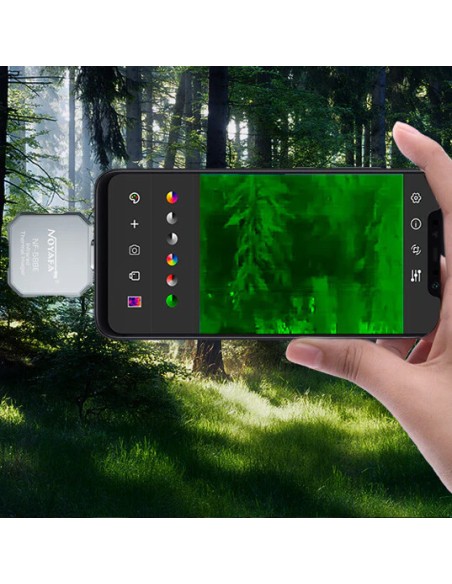 cámara térmica pro para moviles android imagenes termograficas infrarrojos - paleta de colores visión nocturna verde cámara térmica pro para moviles android imagenes termograficas infrarrojos - paleta de colores visión nocturna verde