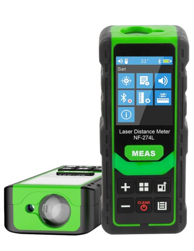 Medidor láser 100 metros sensor precisión milimétrica