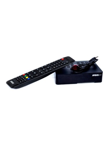 Apebox S2X 4K receptor, mando a distancia, cable extensor infrarrojos