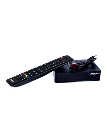 Apebox S2X 4K receptor, mando a distancia, cable extensor infrarrojos