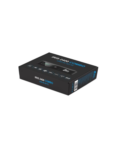 Iris 2400 combo uhd-4k 2s+t2 caja