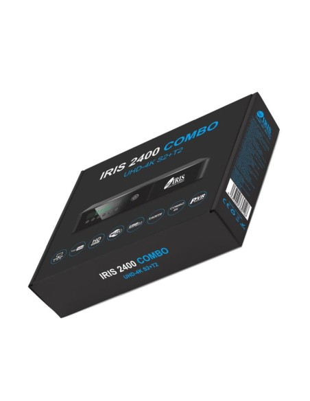 Iris 2400 UHD Combo - Receptor satélite y TDT 4K